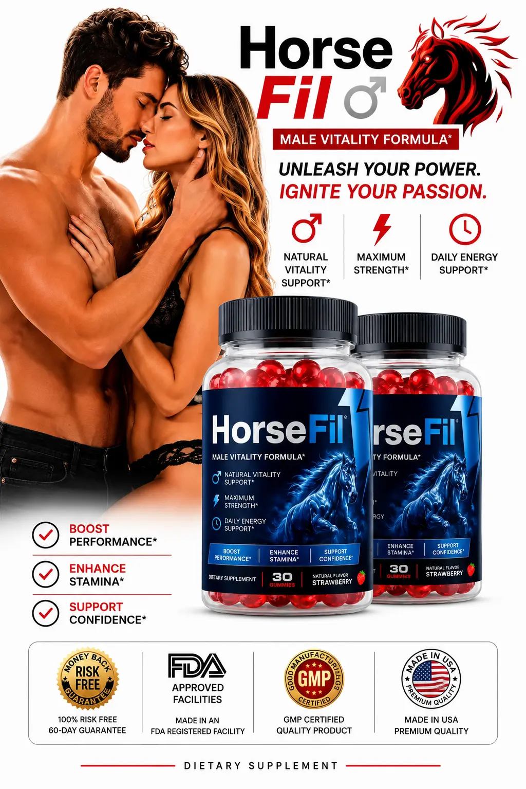HorseFil Men's Wellness Supplement